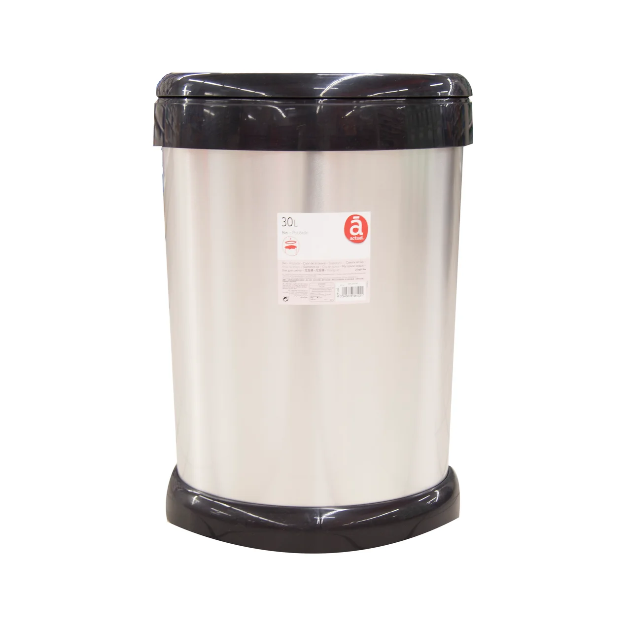 ACTUEL Cubo de basura Push Half metal ACTUEL 30 l.