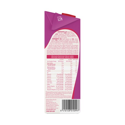 PASCUAL Movit Leche con calcio; desnatada y sin lactosa Caja 6X1 L