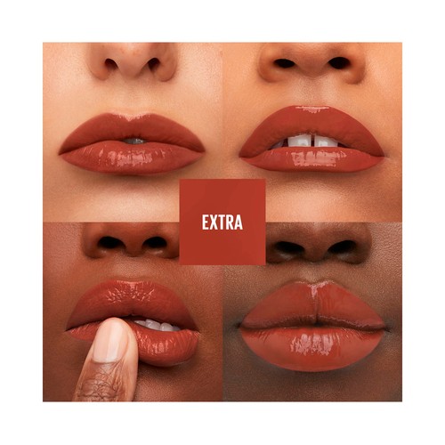 MAYBELLINE Superstay vinyl ink  tono 130 Extra Lápiz de labios en tinta líquida con acabado efecto vinilo.