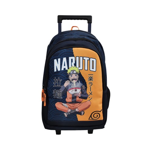 Mochila con ruedas 2 compartimentos. NARUTO