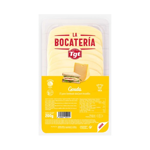 TGT La Bocatería Queso lonchas Gouda 200 g.