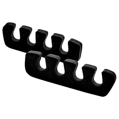 COSMIA Separadores de dedos de espuma negra, para pedicura 2 uds.