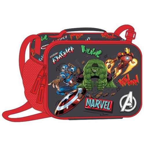 Bolsa portalimentos 20x25x9cm licencia Avengers. ACTUEL