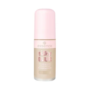 ESSENCE Silky blur tono 155 Base de maquillaje de larga duración, acabado mate suave.