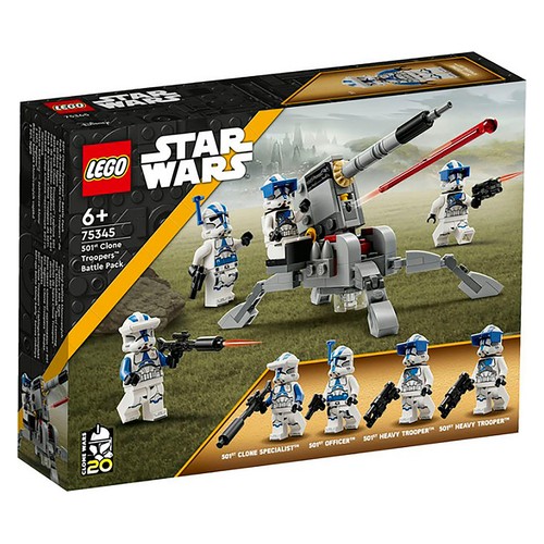 LEGO Star Wars Pack de combate soldados clon de la 501 75345.