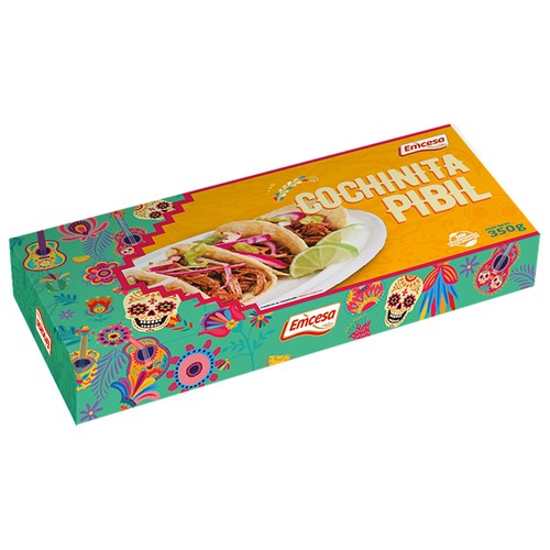EMCESA Estuche para con preparado para cochinita pibil 350 g.