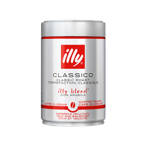 Café en grano natural tueste medio ILLY 250 g.