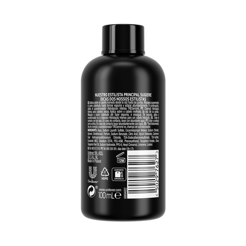 TRESEMMÉ Champú hidratante para cabellos secos y dañados 100 ml.