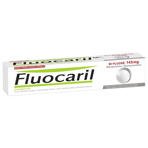 FLUOCARIL Pasta de dientes bi-fluor (145 mg) blanqueante y anti caries FLUOCARIL 75 ml.