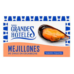 Imagen de GRANDES HOTELES Mejillón de chile en escabeche pequeño 69 g