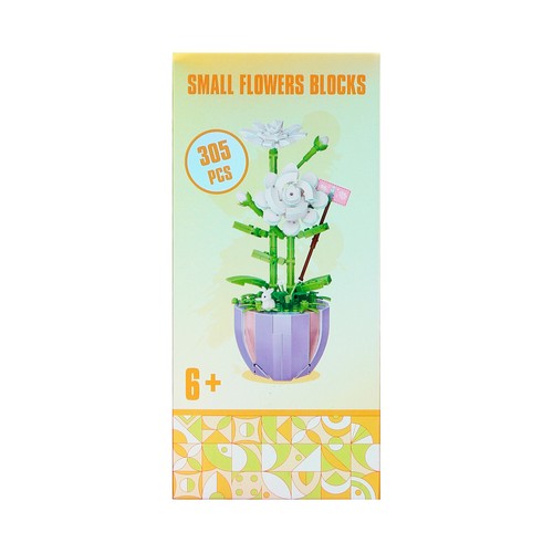 Construye tus Flores, modelos surtidos 305, 329 o 330 pcs +6 Años SNC