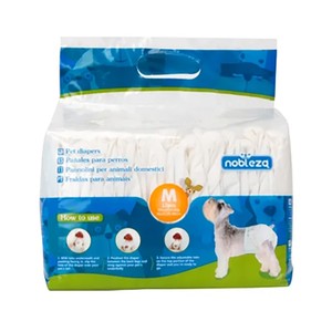 Pañales para perros talla M 12 uds 44x31 cm