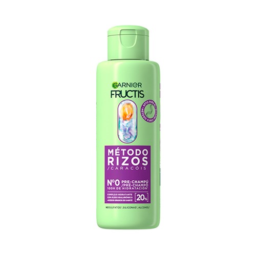 FRUCTIS Método rizos nº 0 de Garnier Pre - champú para unos rizos hidratados 200 ml.