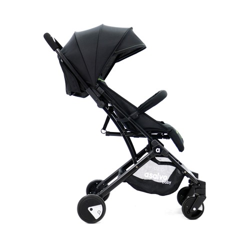 Silla de paseo para bebé, color negro, ASALVO Flight.