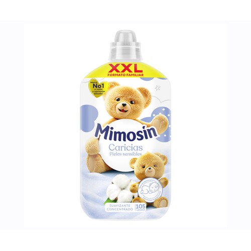MIMOSÍN Suave y delicado Suavizante concentrado hipoalergénico 1785 ml, 105 lavados.