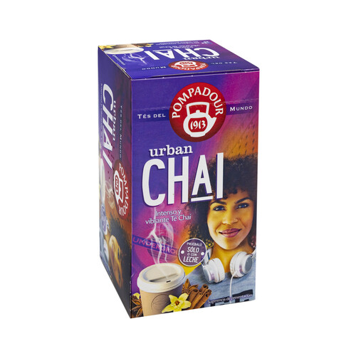Te Indian Chai POMPADOUR 20 uds. 40 g.