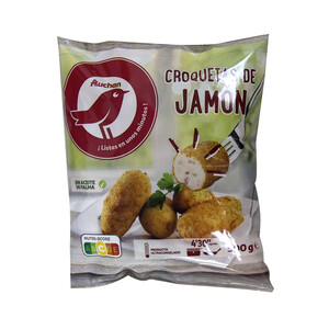 Imagen de AUCHAN Croquetas ultracongeladas de jamón 500 g. Producto Alcampo