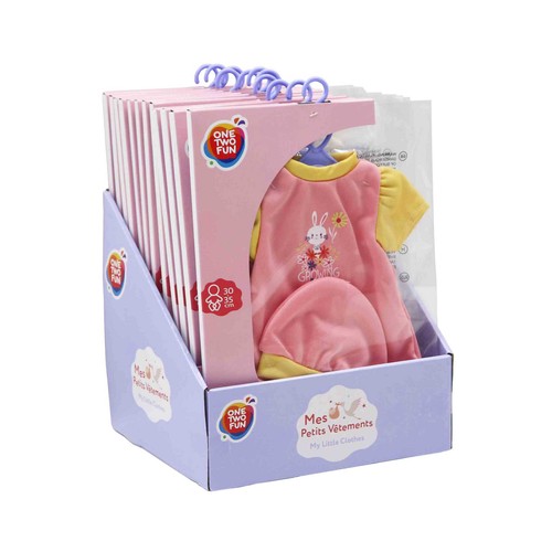 Vestidos Para Muñeco De 30-35 Cm ONE TWO FUN ALCAMPO