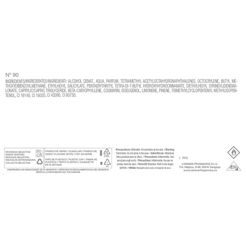 CARAVAN Nº 90 Eau de parfum (Agua de perfume) para mujer 150 ml.