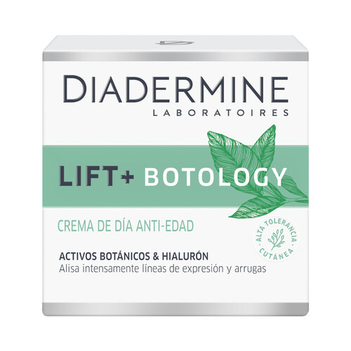 DIADERMINE Crema de día con acción anti edad con un 92% de ingredientes de origen natural DIADERMINE Lift+ botology 50 ml.