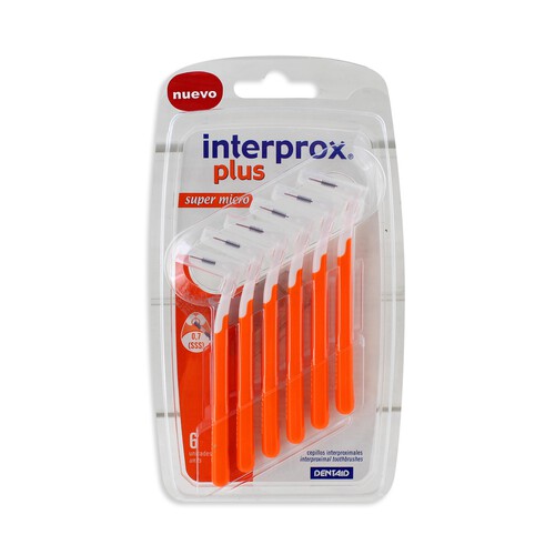 INTERPROX Cepillo interdental super micro INTERPROX Plus 6 uds