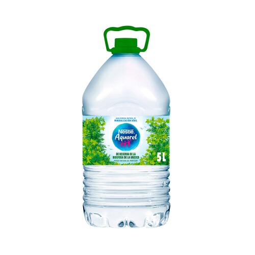 Agua mineral NESTLÉ AQUAREL garrafa de 5 l.
