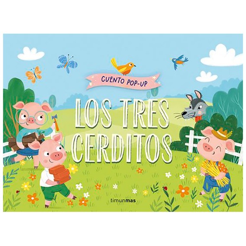 Los tres cerditos. Cuento pop-up. Samara Hardy, TIMUNMAS