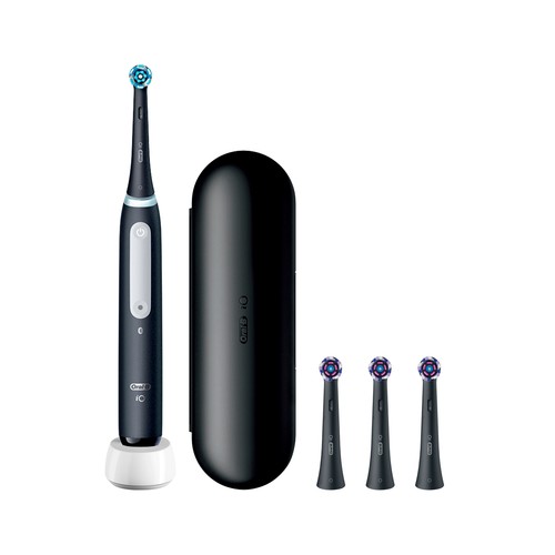 Cepillo de dientes eléctrico ORAL-B iO 3, anillo de luz con temporizador, 3 velocidades, incluye 3 recambios + funda de viaje