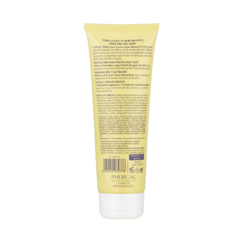 E'LIFEXIR Baby care Crema solar para bebés con factor de protección 50+ (muy alto)  100 ml.