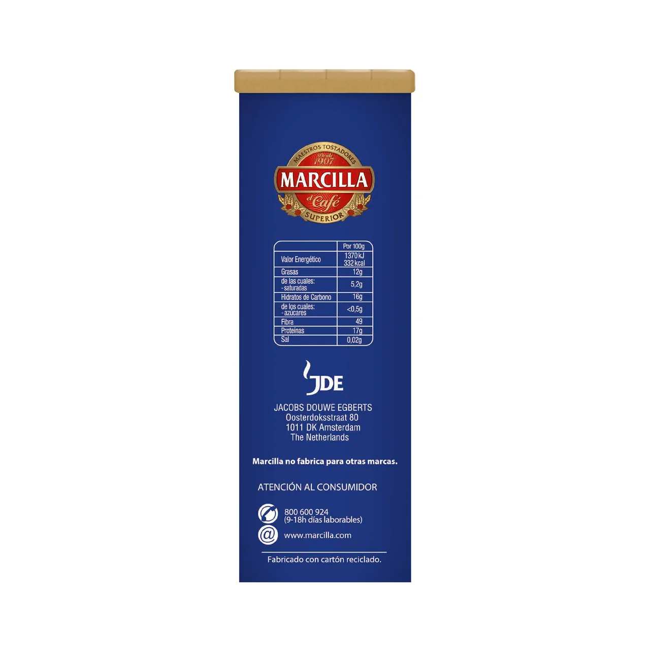 Café molido descafeinado mezcla 200 g.