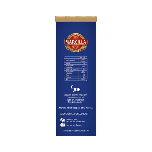 MARCILLA Café molido descafeinado mezcla 200 g.