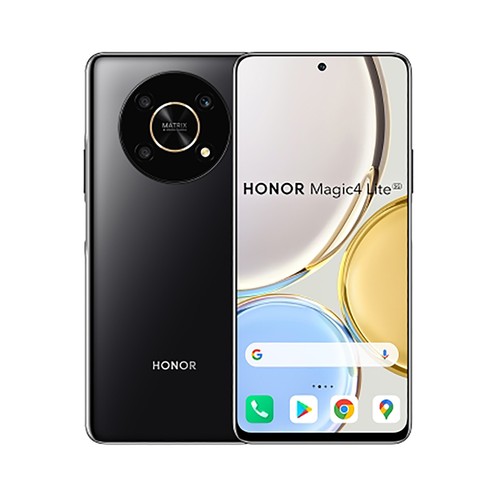 HONOR Magic 4 Lite 5G negro, 128GB + 6GB Ram, pantalla 17,2cm (6,81").