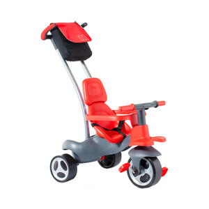 Triciclo evolutivo Urban Trike Soft Control con bolso, color rojo, MOLTÓ.