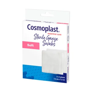 COSMOPLAST Soft Gasas esterilizadas de 7.5 x 7.5 cm 3 uds.