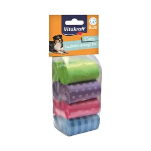 VITAKRAFT Bolsa recoge excrementos para perros VITAKRAFT 8 rollos 20 uds.