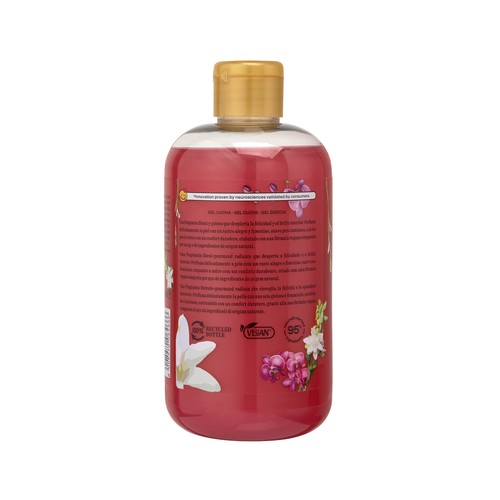 NATURAL HONEY Good feelings romantic garden Gel para ducha o baño con aroma a nardo negro y orquídea 500 ml.