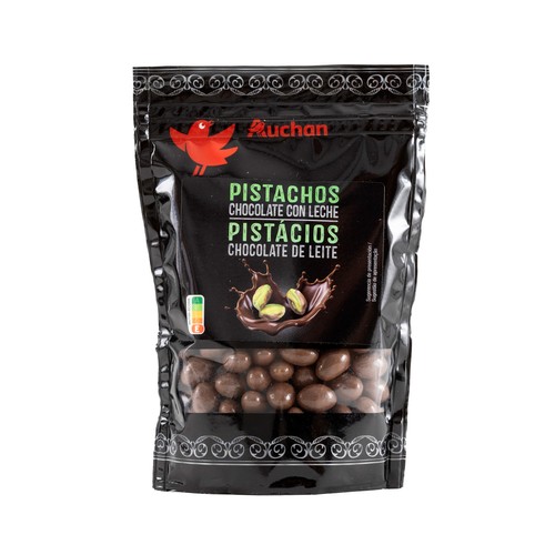 Pistachos con chocolate con leche ALCAMPO GOURMET 150 g.