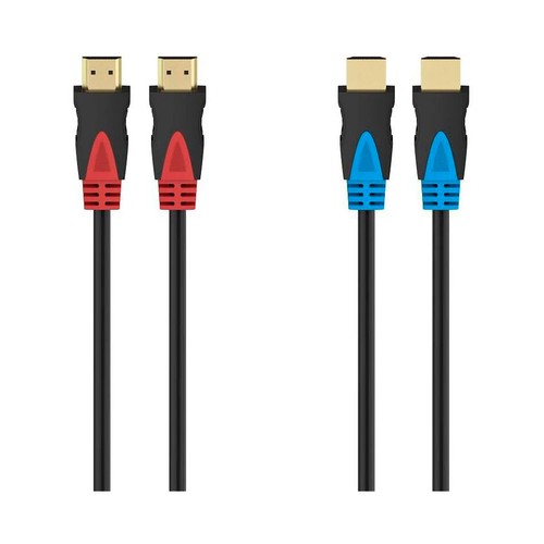 Cable HDMI QILIVE de HDMI macho a HDMI macho, terminales reforzados y dorados de 1,5m.