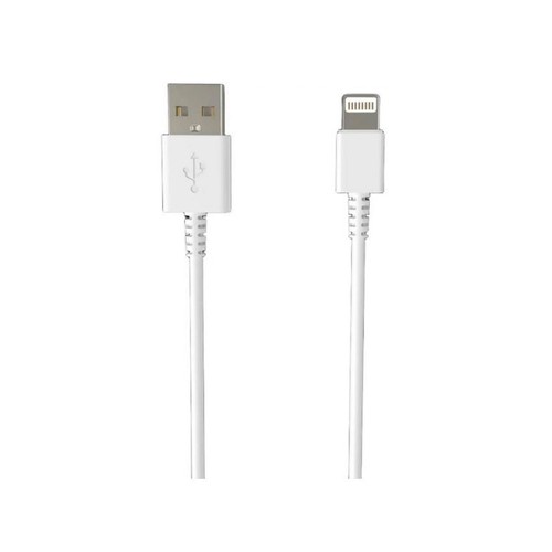 Cable USB A a USB lightning QILIVE 600200766 , longitud 1 metro, color blanco