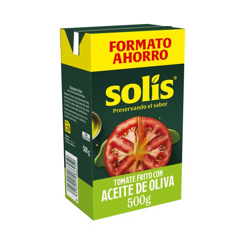 SOLÍS Tomate frito con aceite de oliva brick 500 g.