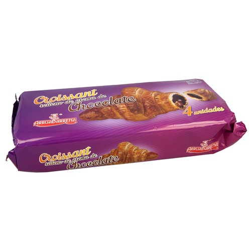 ARRUABARRENA Croissant relleno de chocolate 4 x 35 g.