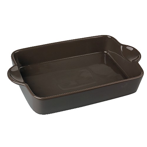 Fuente de horno de cerámica con asas rectas, 25 x 18 cm, 2,3 L, ALCAMPO.