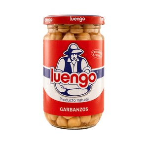 Imagen de LUENGO Garbanzo cocidos en frasco 200 g.