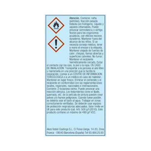 Bote de 0.75l. de esmalte blanco brillante para metales, uso exterior HAMMERITE.