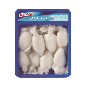 Imagen de PESCANOVA Sepia limpia, ultracongelada y al punto de sal PESCANOVA 400 g.