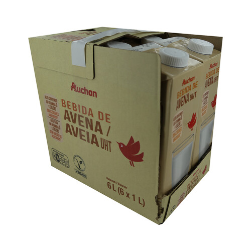 Bebida de avena con alto contenido de calcio y vitamina D PRODUCTO ALCAMPO 6 x 1 l.
