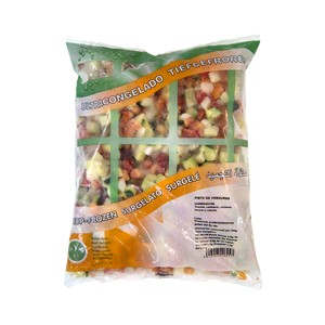 Imagen de AUCHAN Pisto de verduras congelado (tomate, calabacín, pimiento tricolor y cebolla) 1 Kg. Producto Alcampo