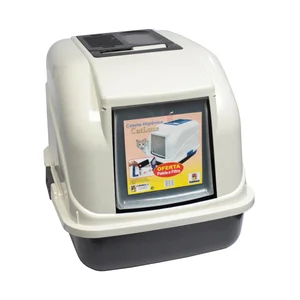 SANDIMAS Caseta higiénica para gatos 50 x 40 x 40 cm con filtro para los malos olores SANDIMAS 1 ud.