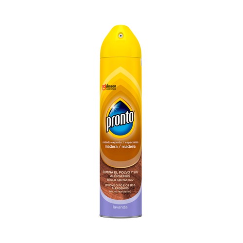 PRONTO Limpiamuebles especial para maderas de lavanda PRONTO 250 ml.