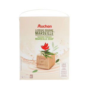 PRODUCTO ALCAMPO Detergente en polvo con jabón de marsella PRODUCTO ALCAMPO 60 lavados 3,9 Kg.
